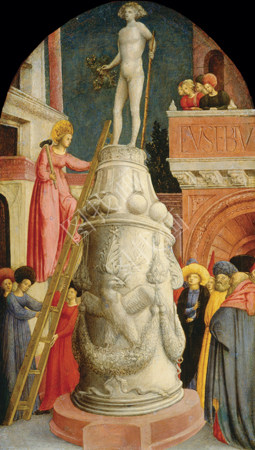 Saint Apollonia Destroys a Pagan Idol